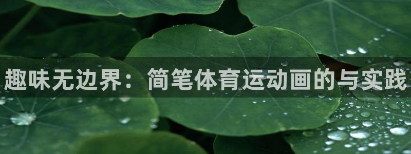 米兰体育官网下载娱乐：趣味无边界：简笔体育运动画的与