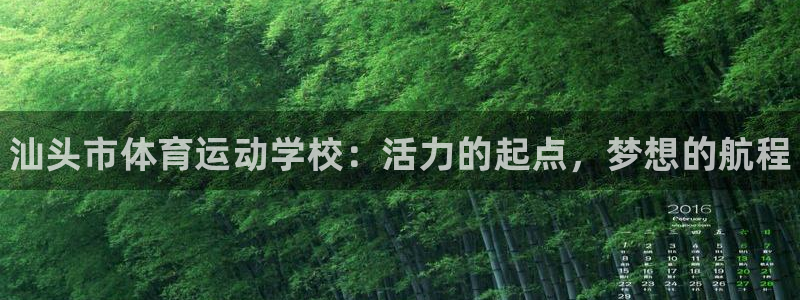 米兰体育官方正版app集团官网首页：汕头市体育运动学
